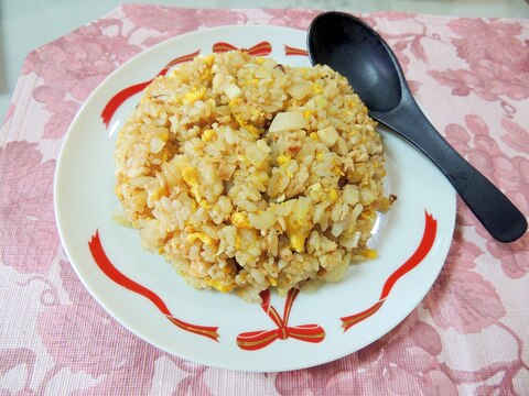 簡単!シンプルで美味しい☆シイタケ チャーハン